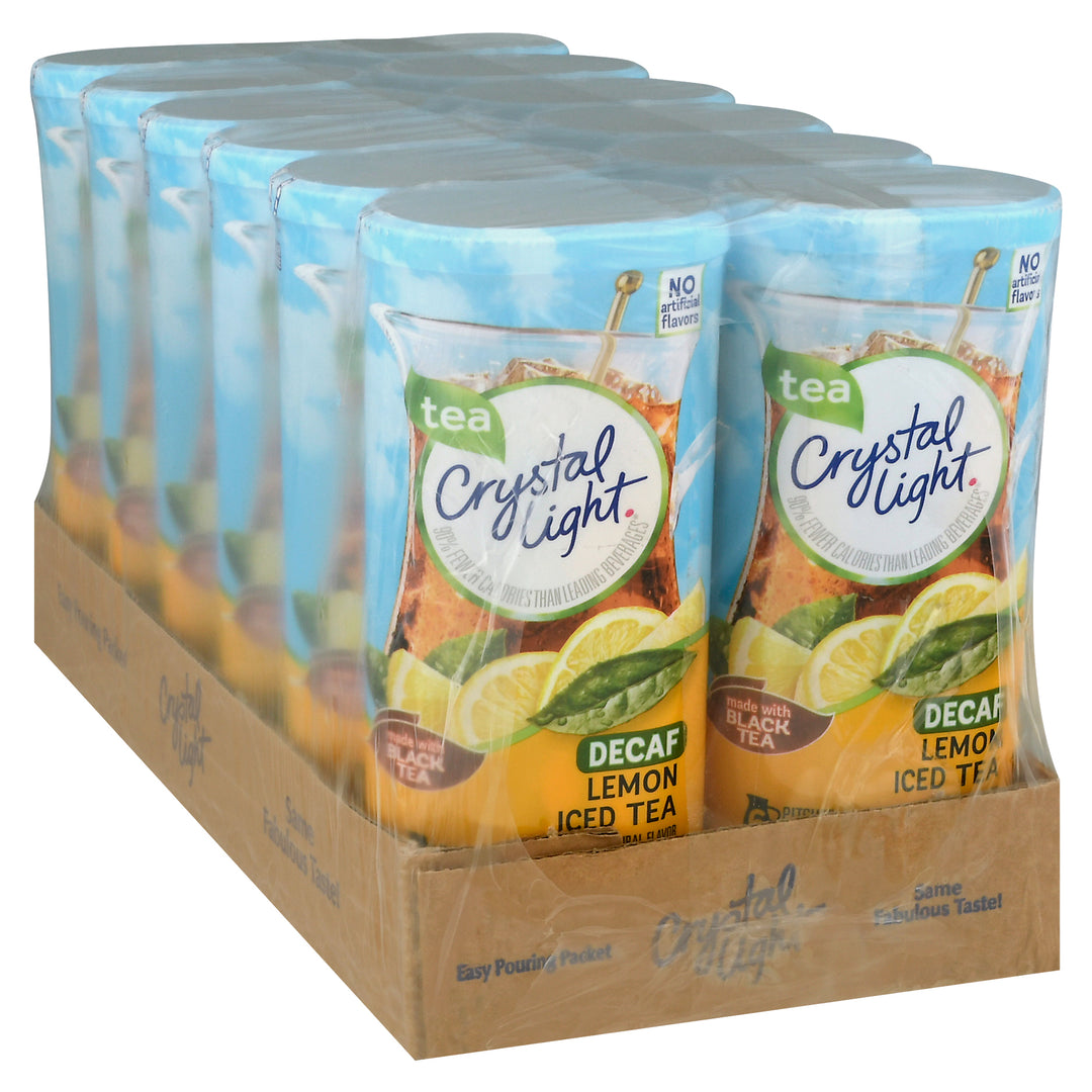 Crystal Light Iced Tea Decaf Beverage Mix-1.5 oz.-12/Case