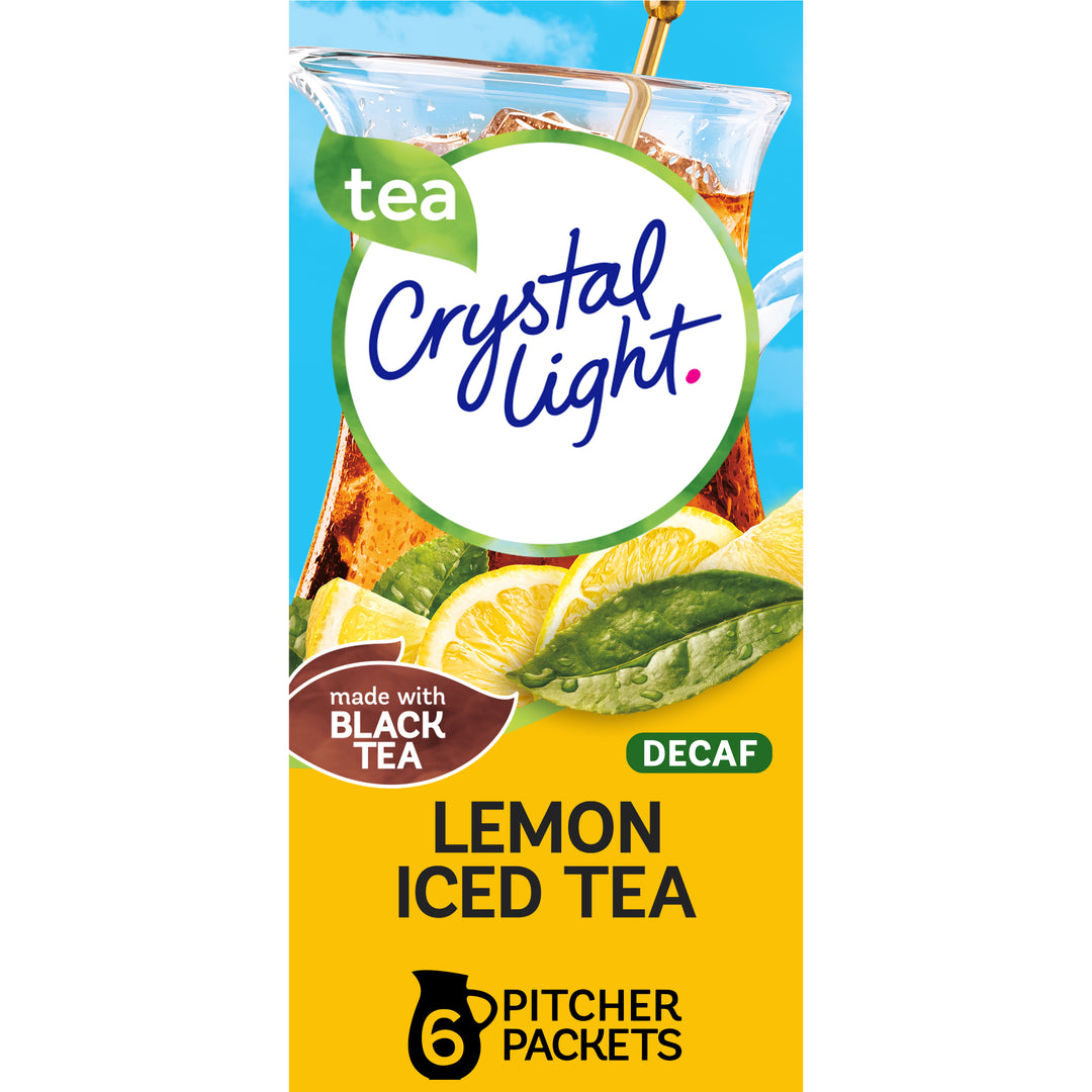 Crystal Light Iced Tea Decaf Beverage Mix-1.5 oz.-12/Case