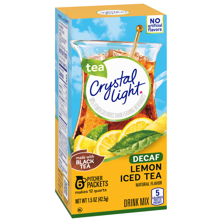 Crystal Light Iced Tea Decaf Beverage Mix-1.5 oz.-12/Case