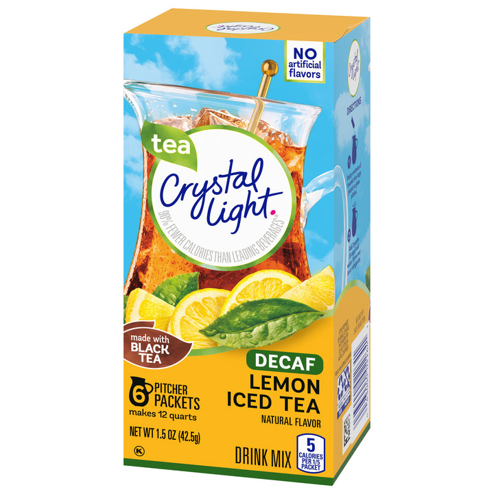 Crystal Light Iced Tea Decaf Beverage Mix-1.5 oz.-12/Case