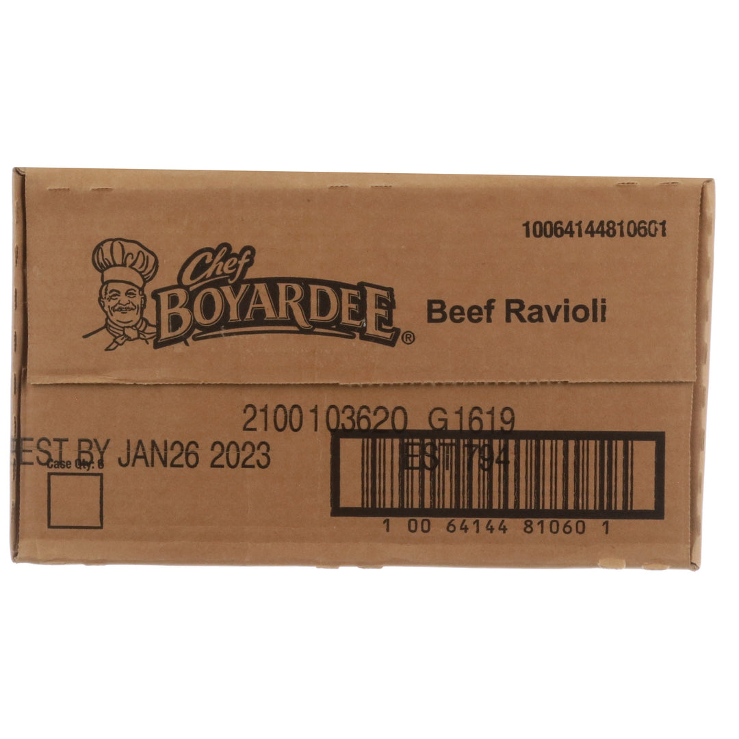 Chef Boyardee Ravioli With Tomato & Meat Sauce-108 oz.-6/Case