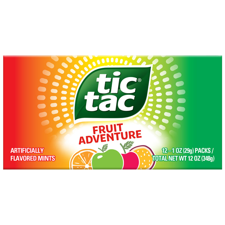 Tic Tac Fruit Adventure Candy-1 oz.-12/Box-24/Case