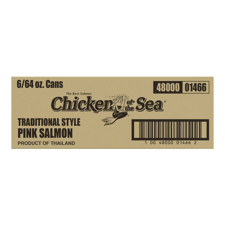 Chicken Of The Sea Traditional Pink Salmon Can-64 oz.-6/Case
