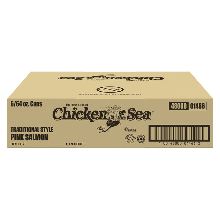 Chicken Of The Sea Traditional Pink Salmon Can-64 oz.-6/Case