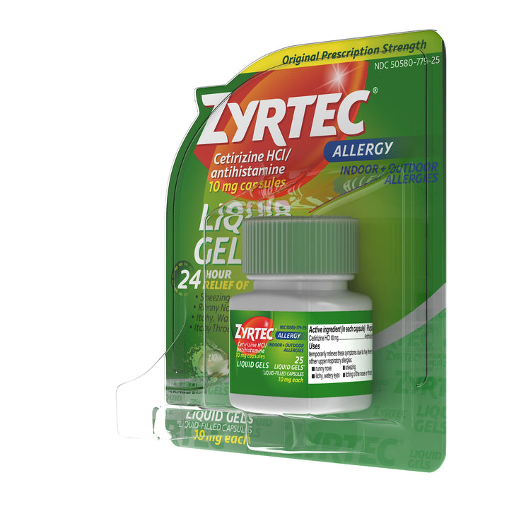 Zyrtec 10 Milligram Liquid Gel 24/25 Cnt.