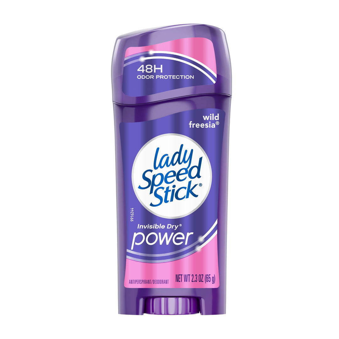 Lady Speed Stick Mennen Wild Freesia Invisible Dry Antiperspirant-2.3 oz.-6/Box-2/Case