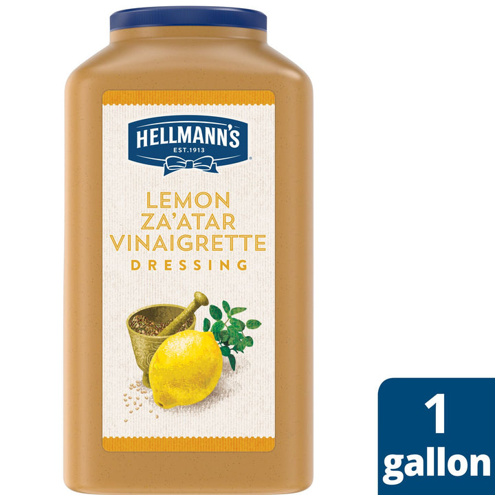 Hellmann's Classics Lemon Zaatar Vinaigrette Dressing Bulk-1 Gallon-4/Case