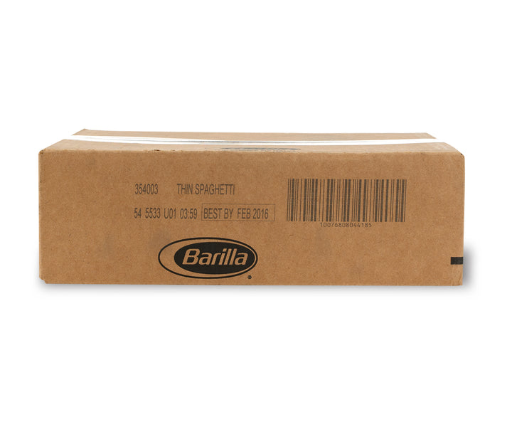 Barilla Kosher-Non-Gmo Thin Spaghetti-160 oz.-2/Case