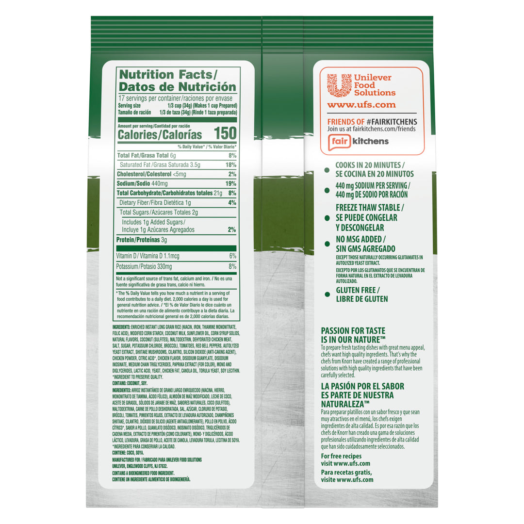 Knorr Soup Du Jour Red Thai Style Curry Chicken With Rice Mix-20.6 oz.-4/Case