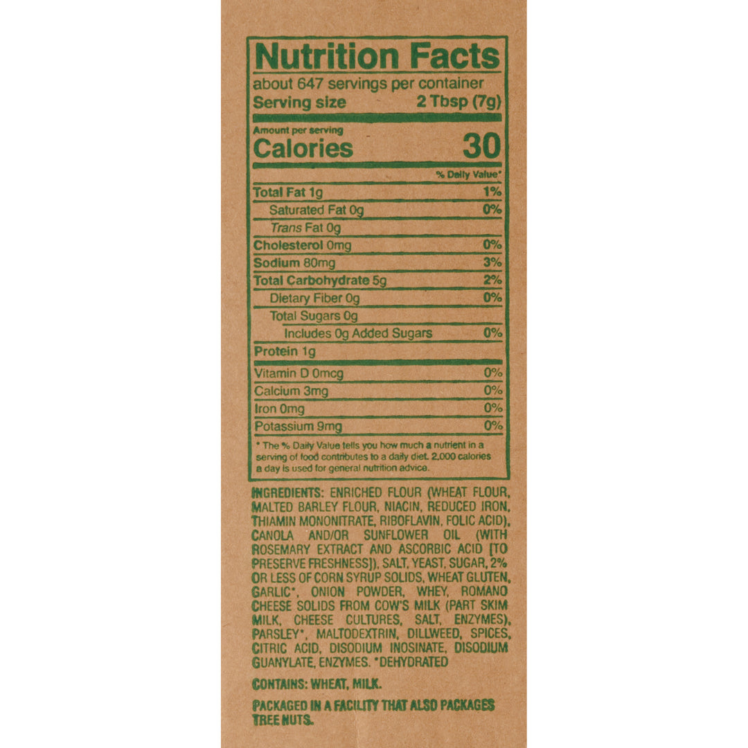 Fresh Gourmet Trans Fat Free Fresh Garlic Crouton Bulk-2.5 lb.-4/Case