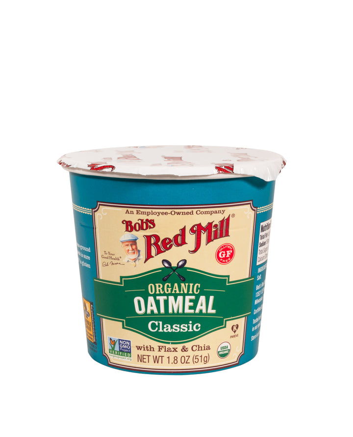 Bob's Red Mill Natural Foods Inc Organic Classic Oatmeal Cup-1.8 oz.-12/Case