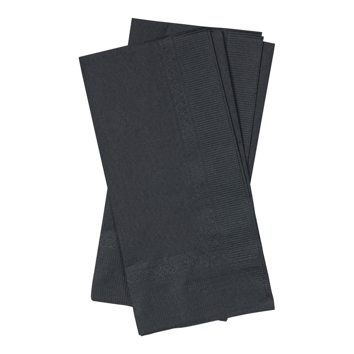 Lapaco 2 Ply Black Dinner Napkin-1000 Each-1/Case