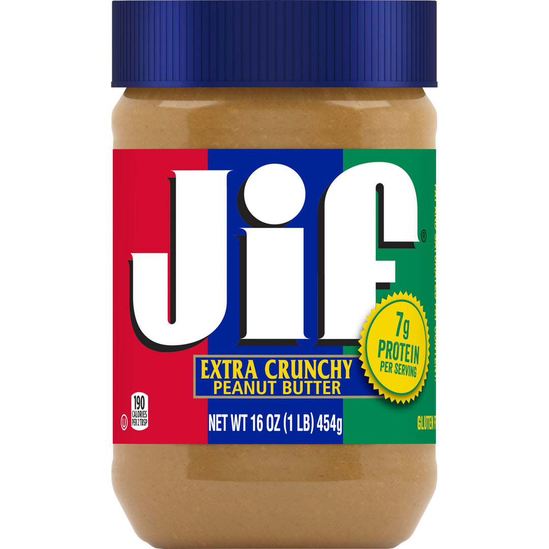 Jif Crunchy Peanut Butter-16 oz.-12/Case