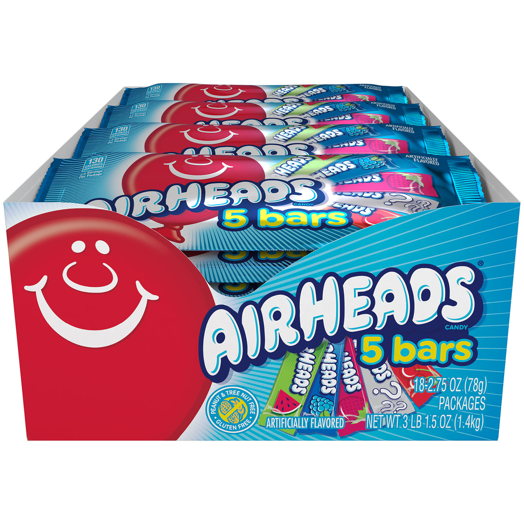 Airheads Variety Pack-2.75 oz.-18/Box-8/Case