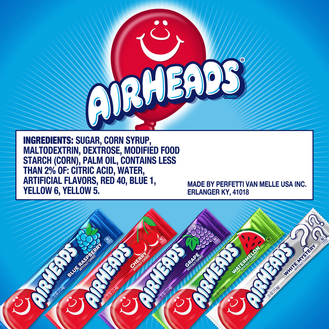 Airheads Variety Pack-2.75 oz.-18/Box-8/Case