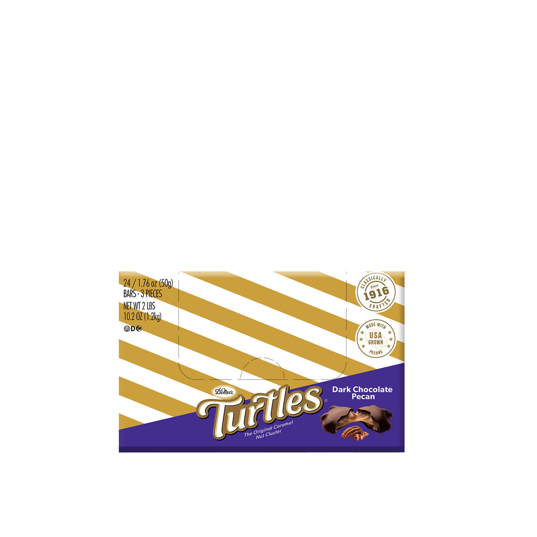 Turtles Dark Chocolate Pecan Bar Caddy-1.76 oz.-24/Box-6/Case