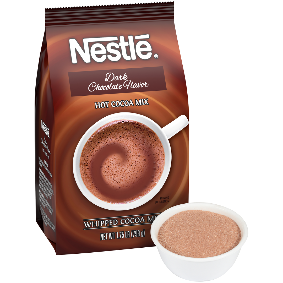 Nestle Dark Hot Chocolate Mix-1.75 lb.-12/Case