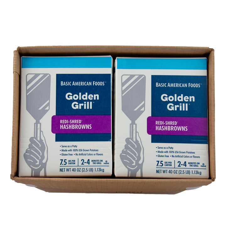 Baf Golden Grill Redi-Shred Hashbrown Potato-2.5 lb.-6/Case