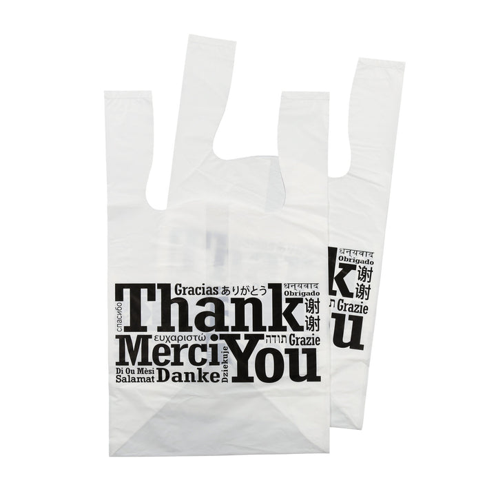 Royal Multilingual Flat Bottom T-Shirt Bag-250 Each-1/Case