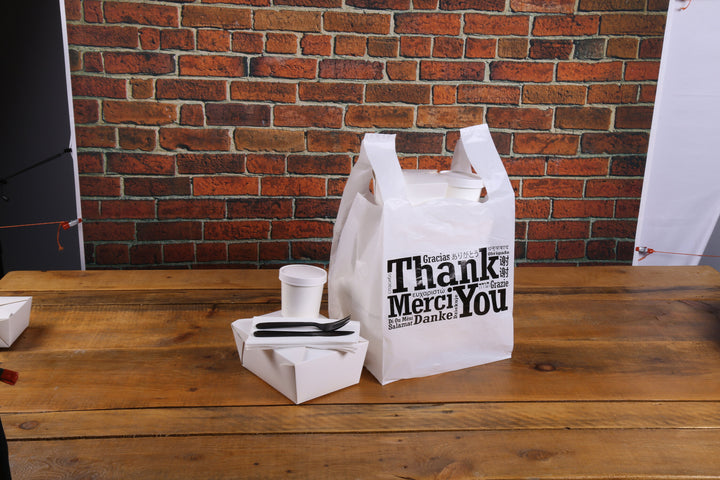 Royal Multilingual Flat Bottom T-Shirt Bag-250 Each-1/Case