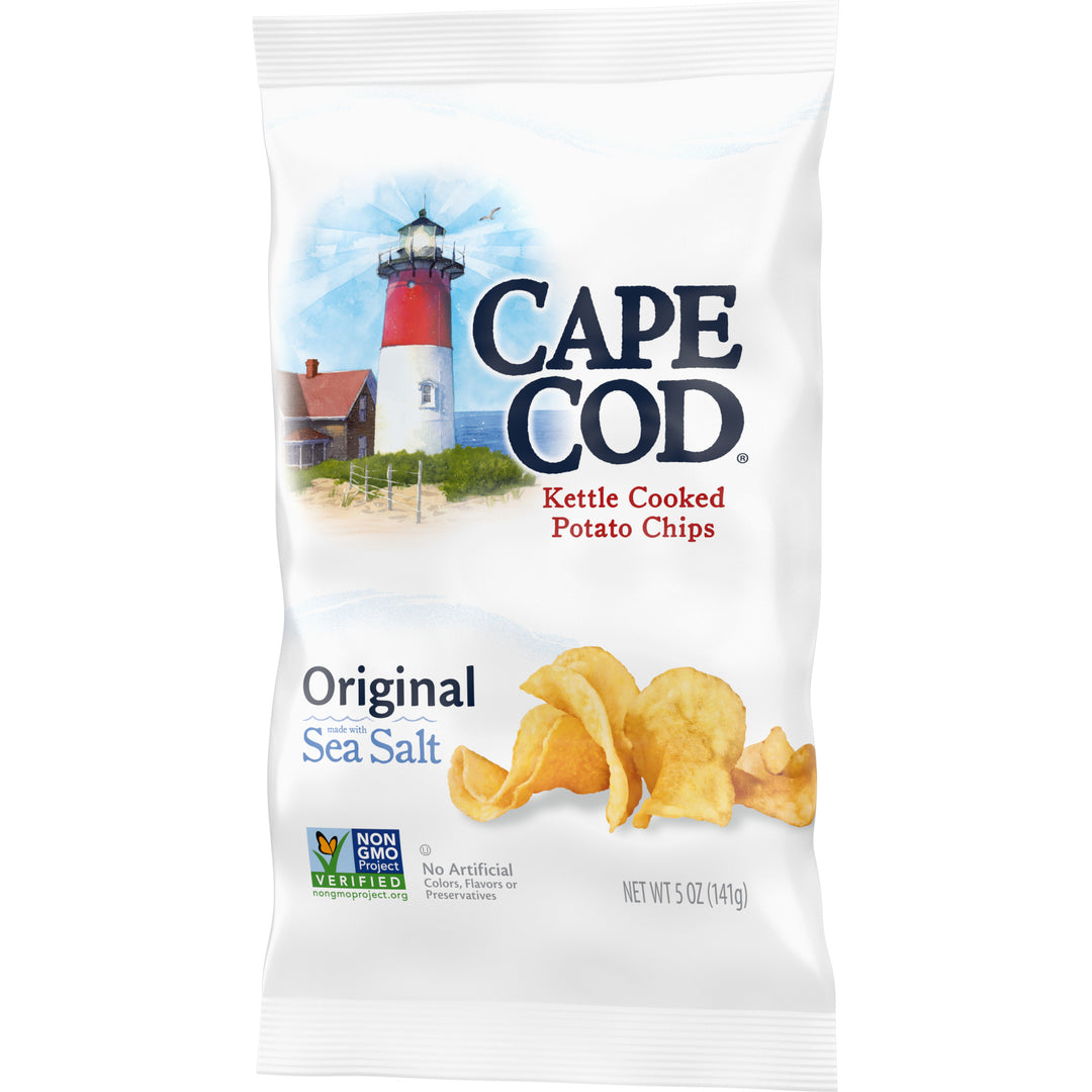 Cape Cod Original Salted Potato Chips-5 oz.-8/Case