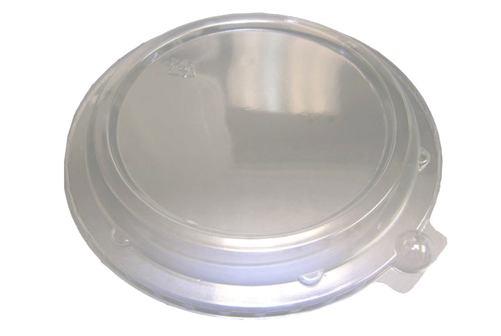 D & W Fine Pack 16 oz. Plastic Clear Dish Cover Lid-125 Each-125/Box-4/Case
