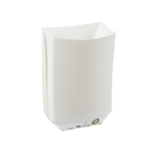 Kant Leek Dixie 3 Lb Polycoated Paper Food Trays-250 Count-2/Case