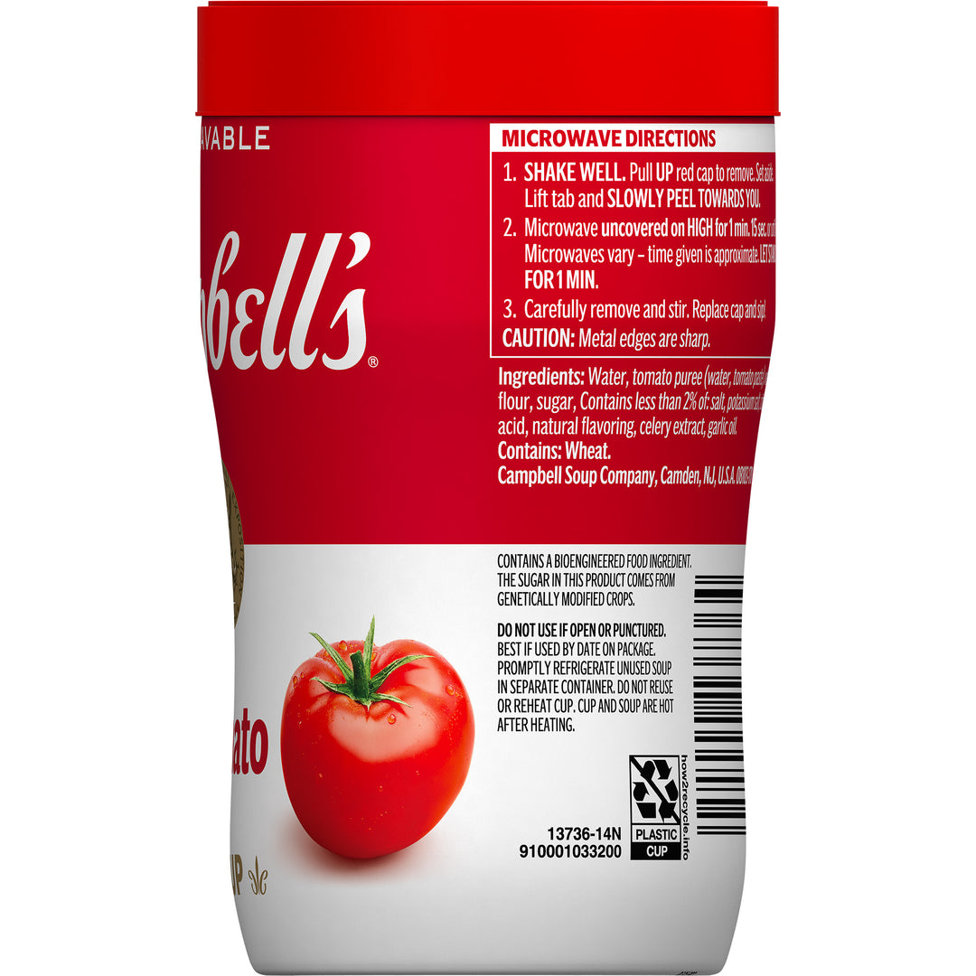 Campbell's On The Go Tomato Ready To Serve Soup-11.1 oz.-8/Case