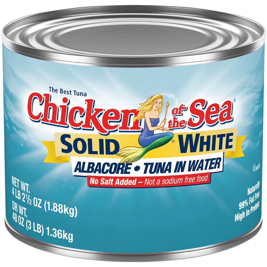 Chicken Of The Sea Low Sodium-Solid Albacore Tuna In Water-66.5 oz.-6/Case