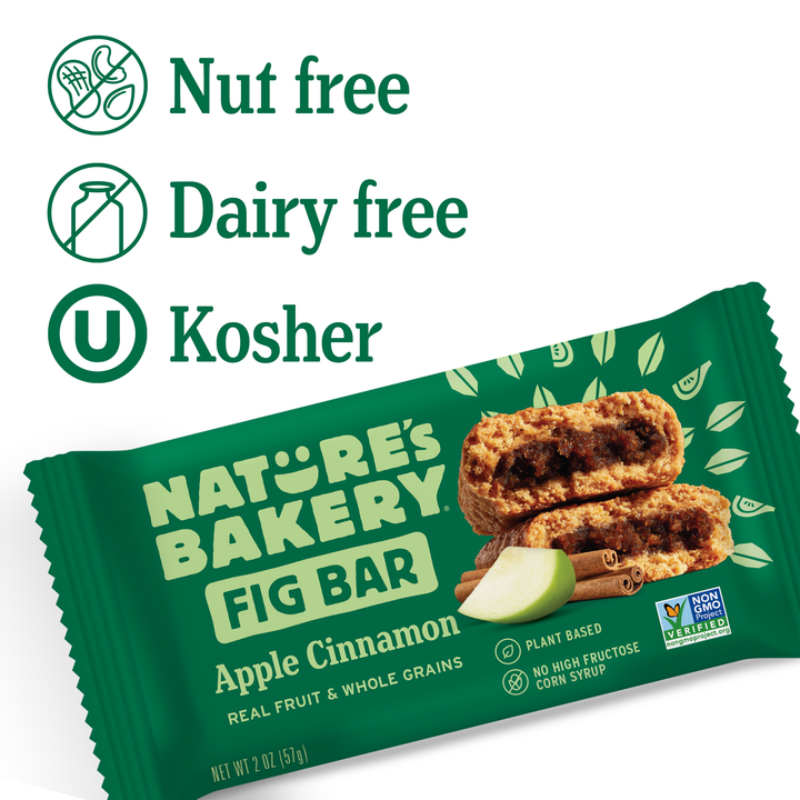 Nature's Bakery Fig Bar Apple Cinnamon-2 oz.-6/Box-6/Case