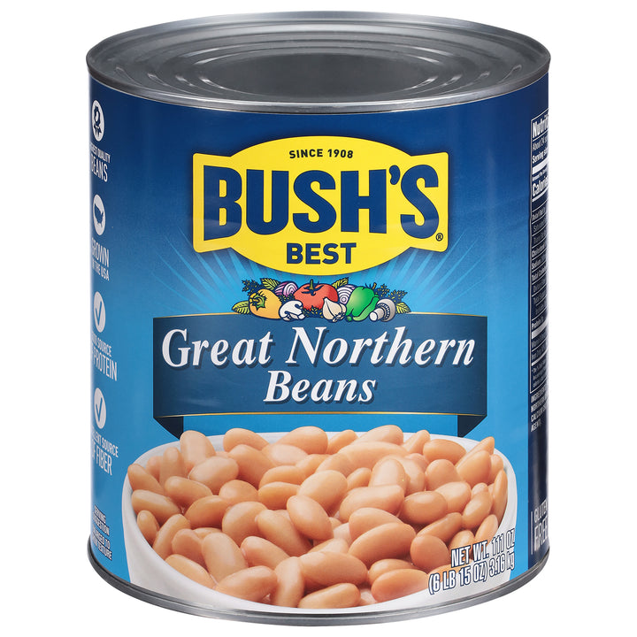 Bush's Best Great Northern Beans-111 oz.-6/Case