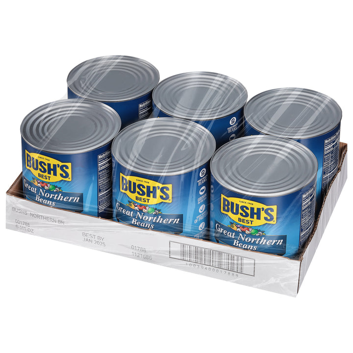 Bush's Best Great Northern Beans-111 oz.-6/Case