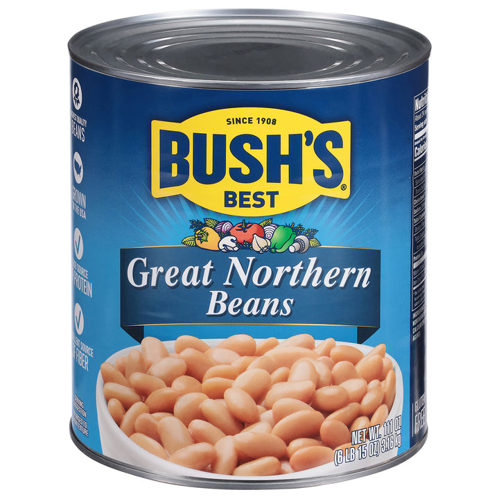 Bush's Best Great Northern Beans-111 oz.-6/Case