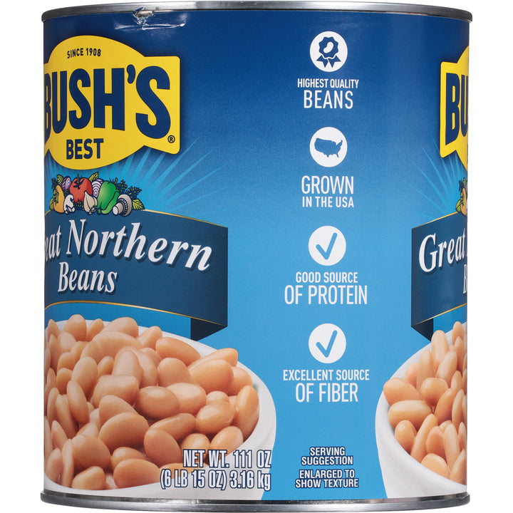 Bush's Best Great Northern Beans-111 oz.-6/Case