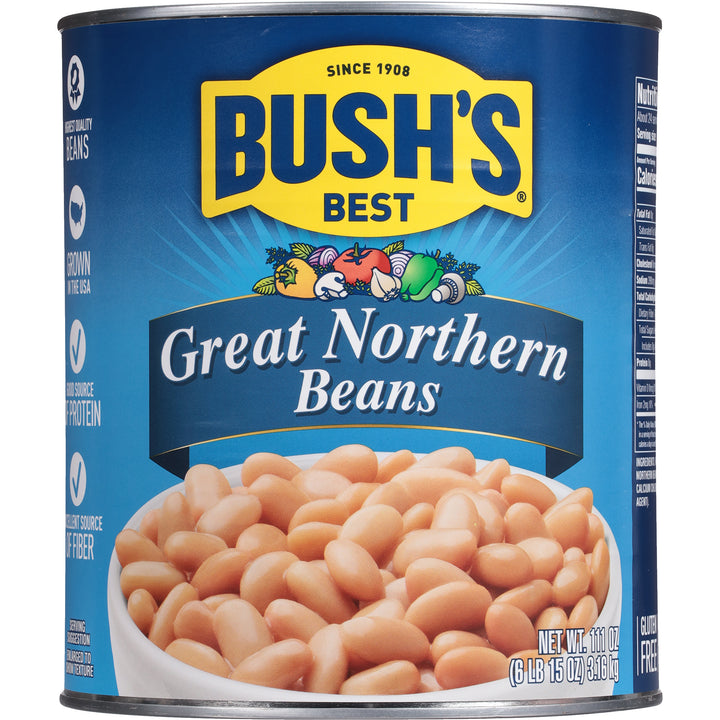 Bush's Best Great Northern Beans-111 oz.-6/Case