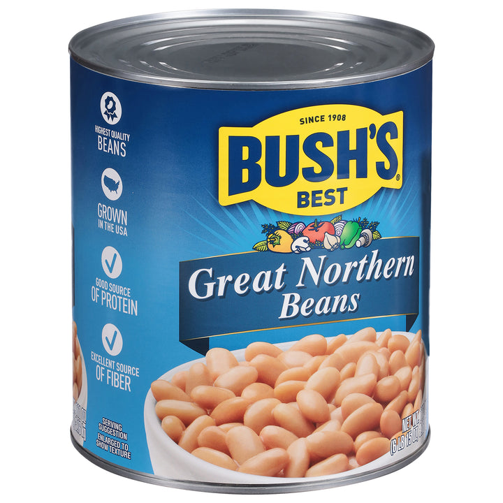 Bush's Best Great Northern Beans-111 oz.-6/Case