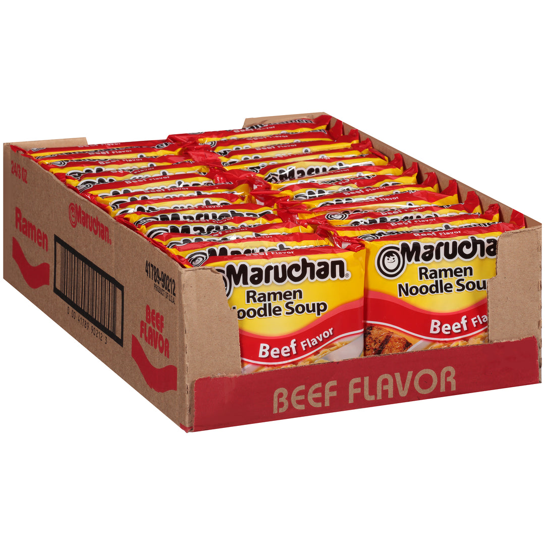 Maruchan Instant Beef Flavored Ramen Noodle Soup-3 oz.-24/Case
