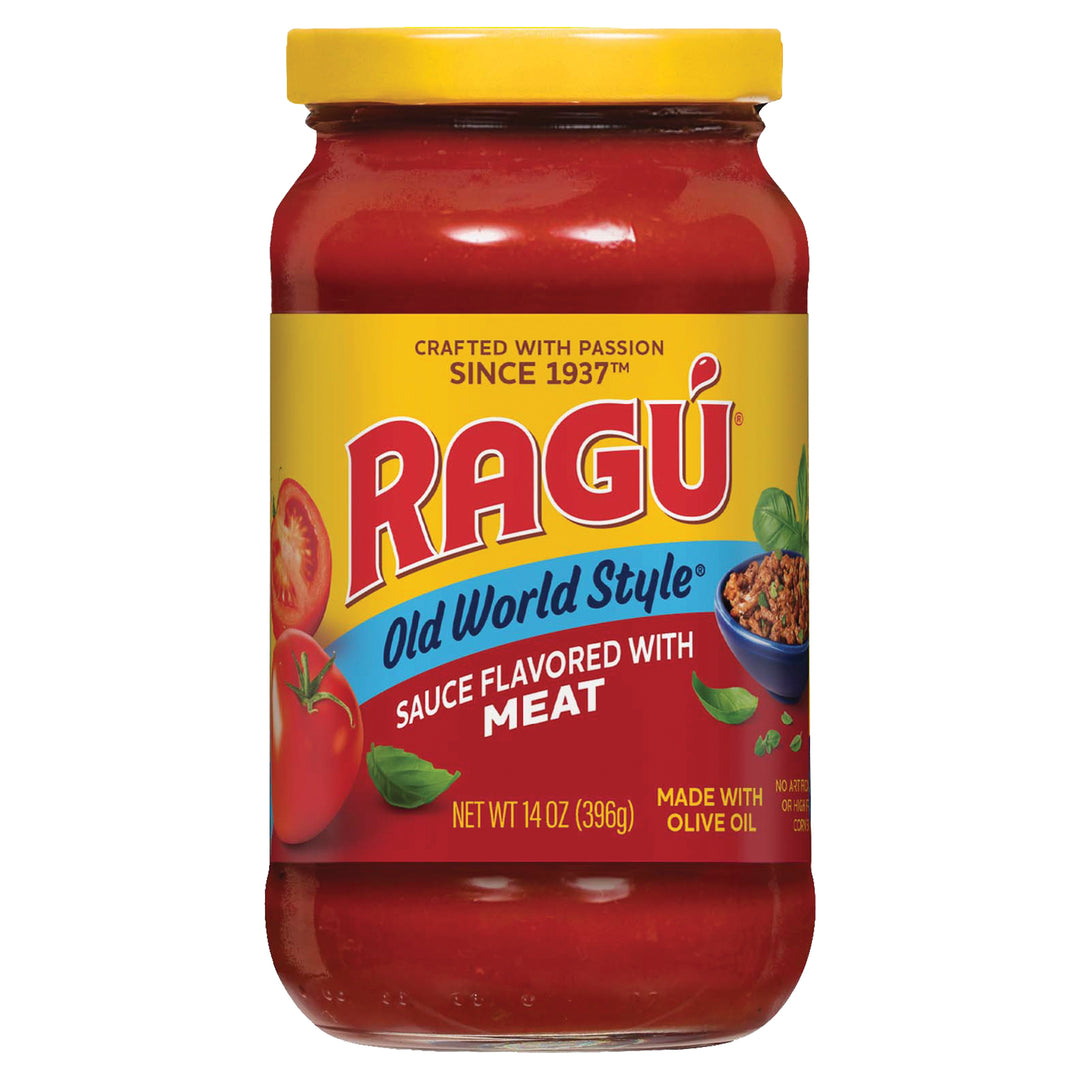Ragu Sauce With Meat Spaghetti-14 oz.-12/Case