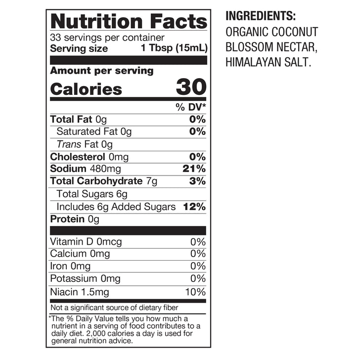 Betterbody Foods Organic Coconut Aminos 6/16.9 Fl Oz.