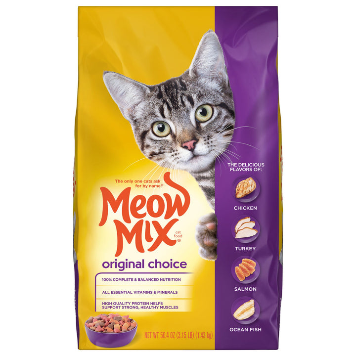 Meow Mix Cat Food Original-3.15 lb.-4/Case