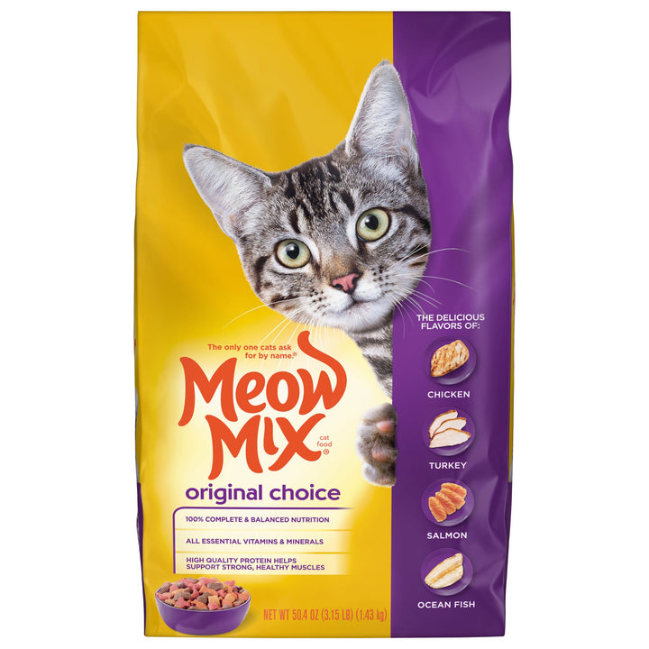 Meow Mix Cat Food Original-3.15 lb.-4/Case