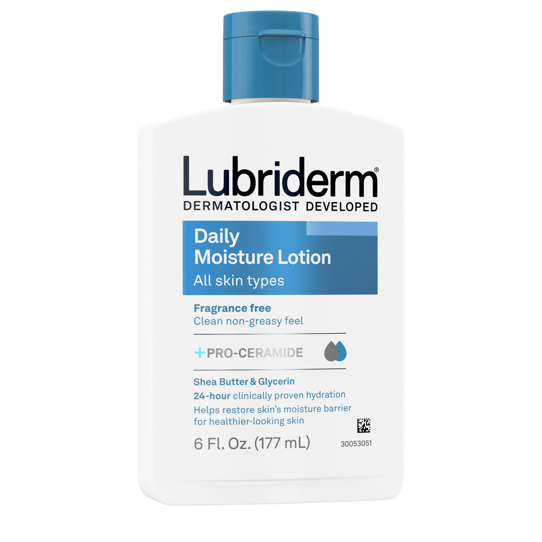 Lubriderm Daily Moisture Fragrance Free-6 fl oz.s-6/Box-2/Case