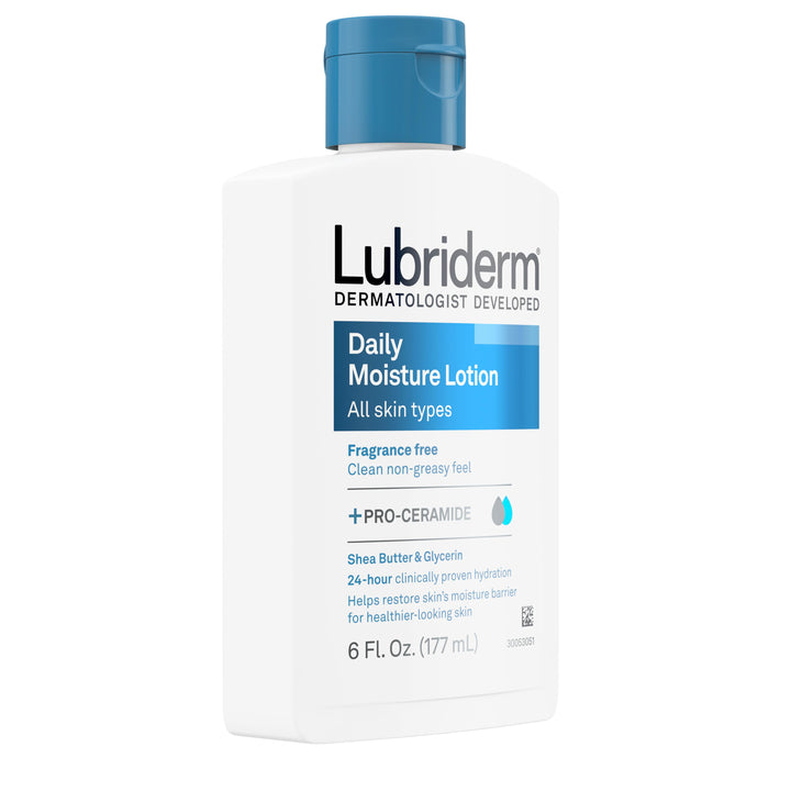 Lubriderm Daily Moisture Fragrance Free-6 fl oz.s-6/Box-2/Case