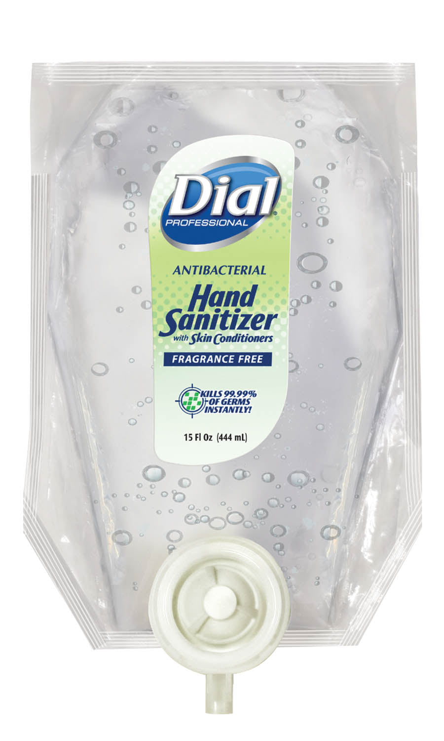 Dial Eco-Smart Hand Sanitizer Gel Pouch Refill-15 fl oz.s-6/Case