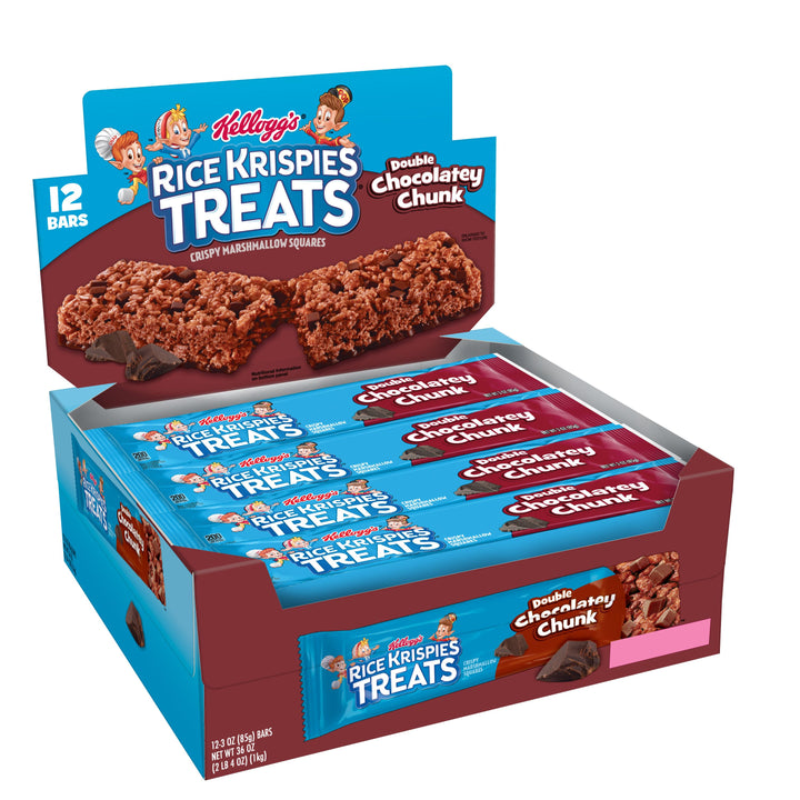 Kellogg Rice Krispie Treats Squares Double Chocolate-3 oz.-12/Box-6/Case