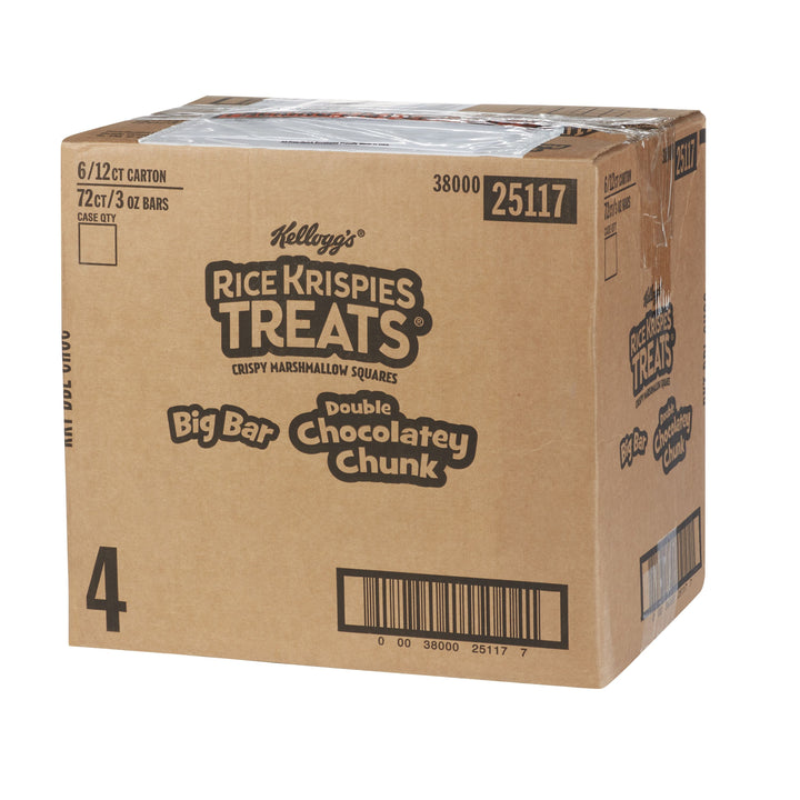 Kellogg Rice Krispie Treats Squares Double Chocolate-3 oz.-12/Box-6/Case