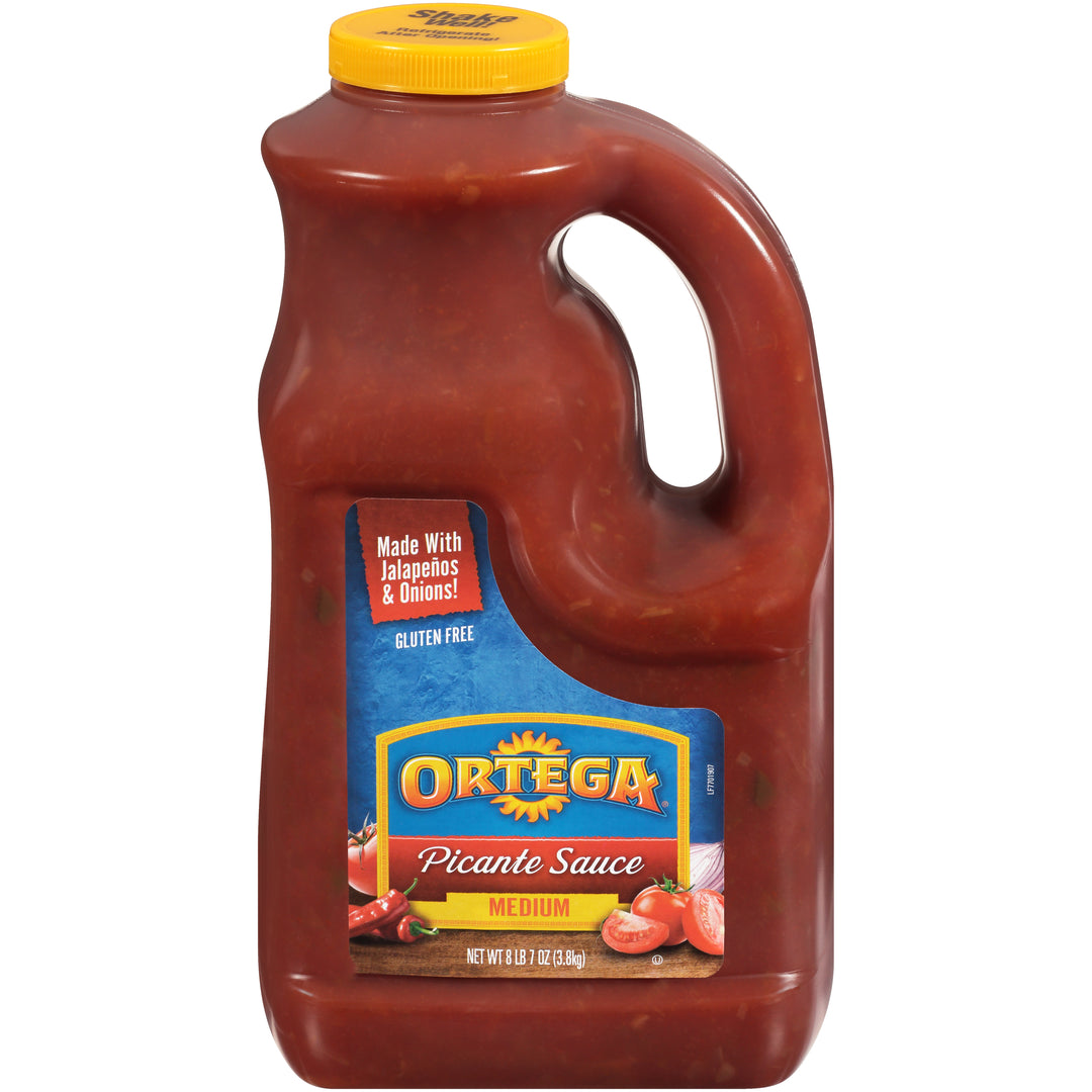 Ortega Medium Picante Sauce Bulk-1 Gallon-4/Case
