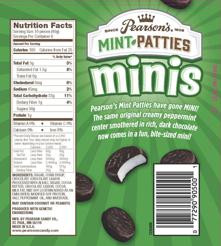 Mint Patties Minis Pouch 8/8 Oz.