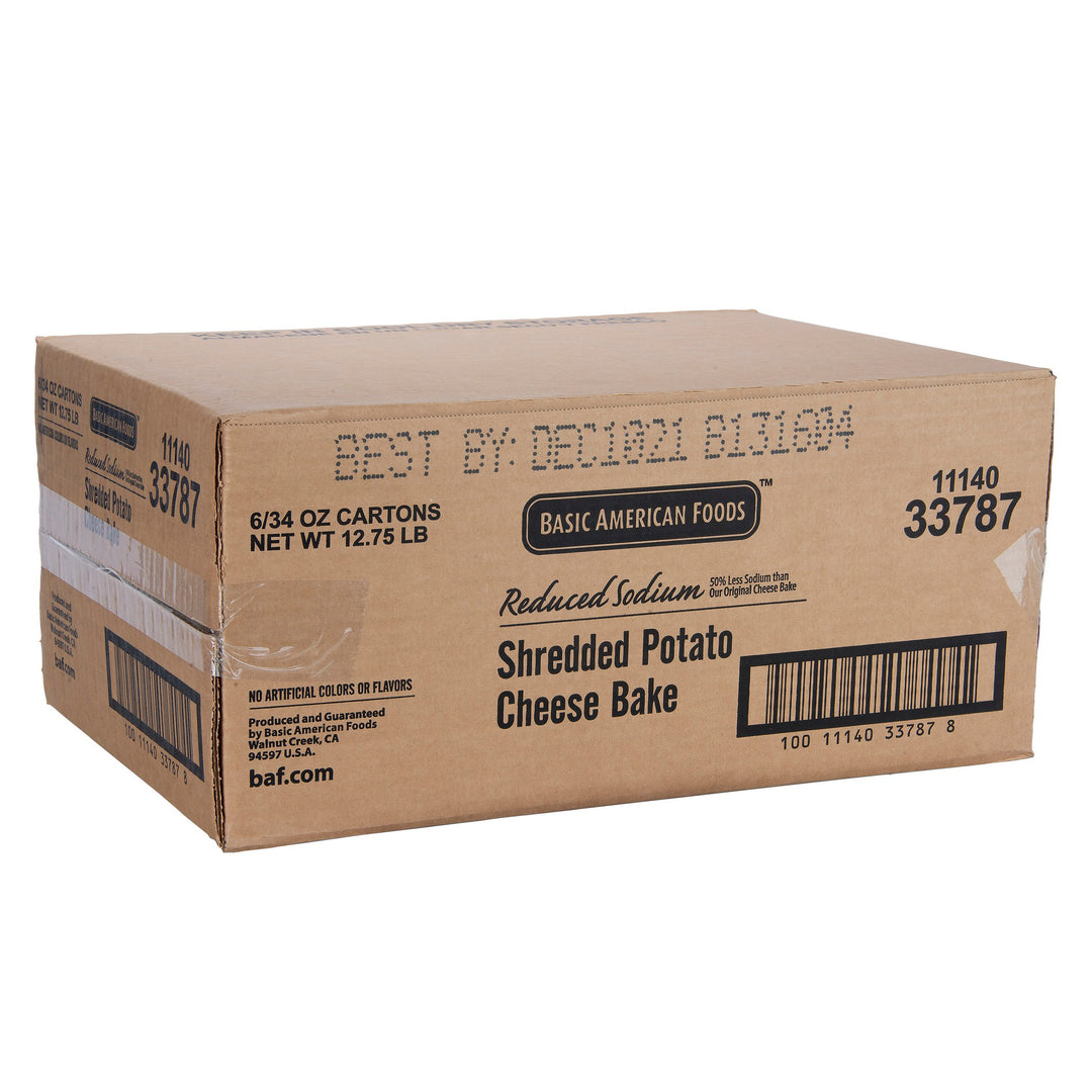 Baf Savory Series Reduced Sodium Shredded Potato Cheese Bake-34 oz.-6/Case