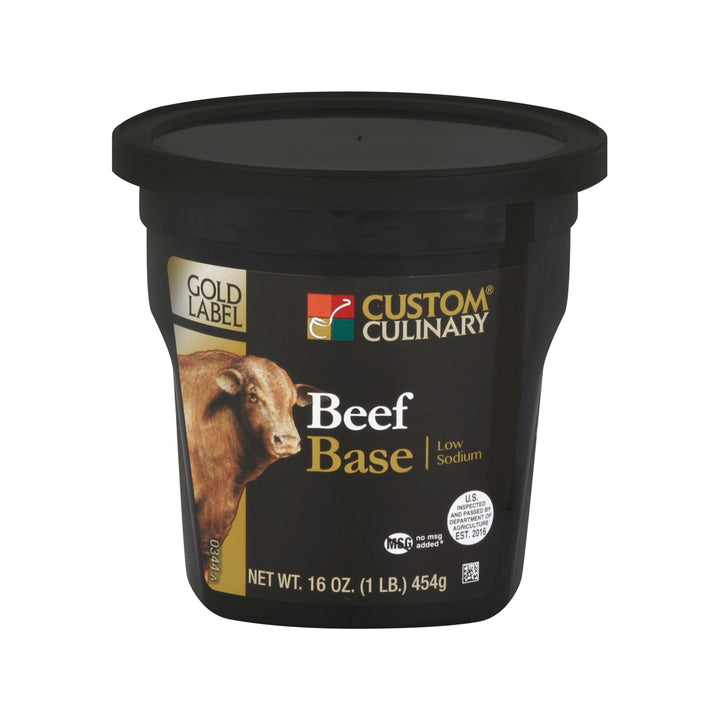 Gold Label Low Sodium No Msg Added Beef Base-1 lb.-6/Case